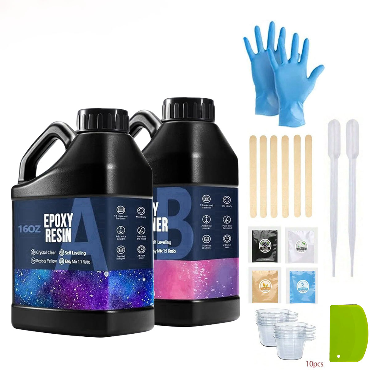 1000ml Crystal Clear Epoxy Res - Resin Art Easy 评论和价格