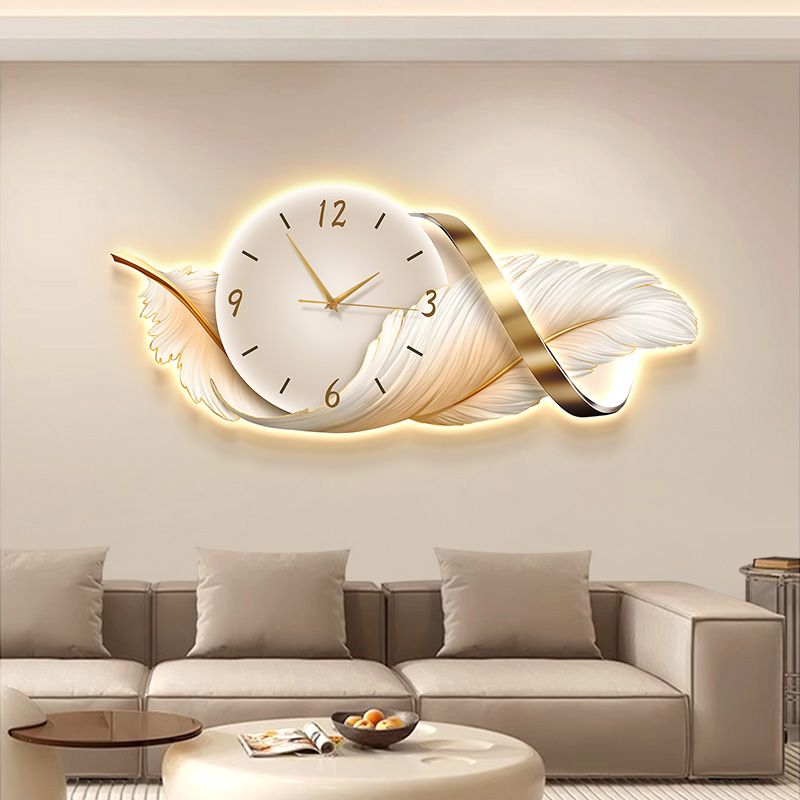 Big Size Metal Wall Art Clock  - Resin Art Wall Clock 评论和价格