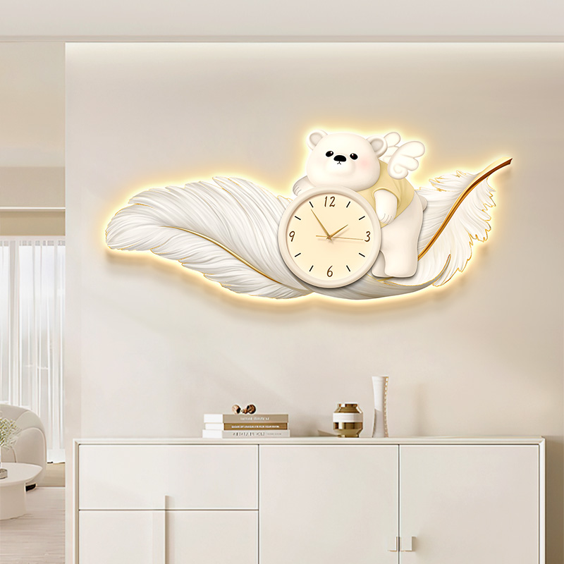 Big Size Metal Wall Art Clock  - Resin Art Wall Clock 评论和价格