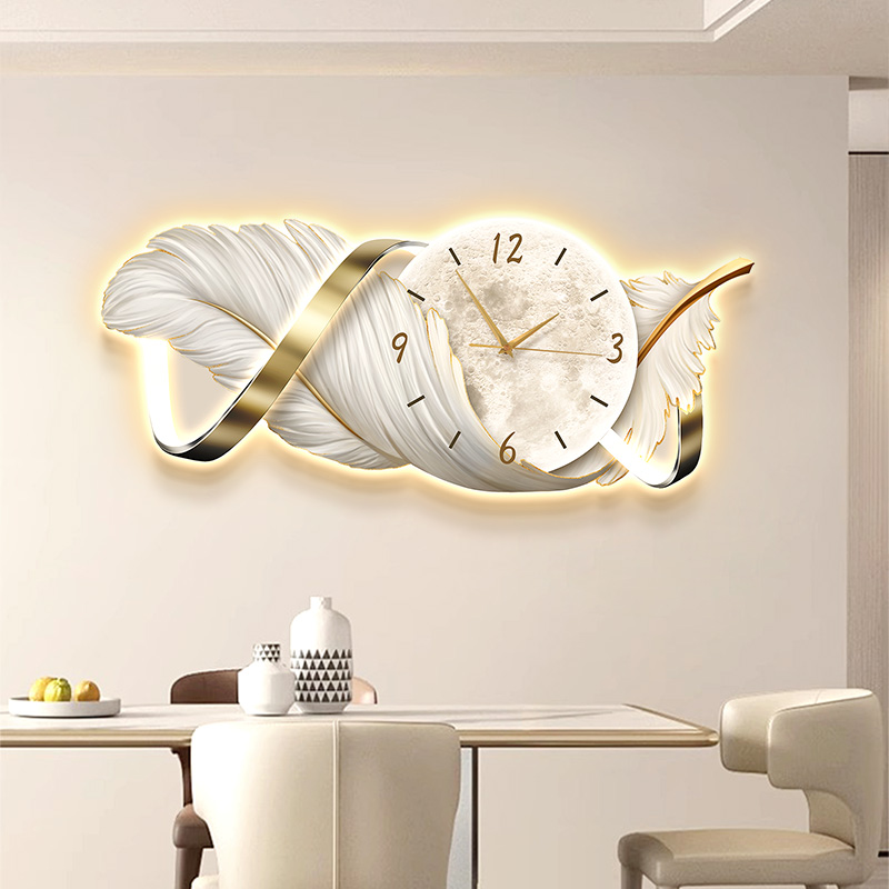 Big Size Metal Wall Art Clock  - Resin Art Wall Clock 评论和价格