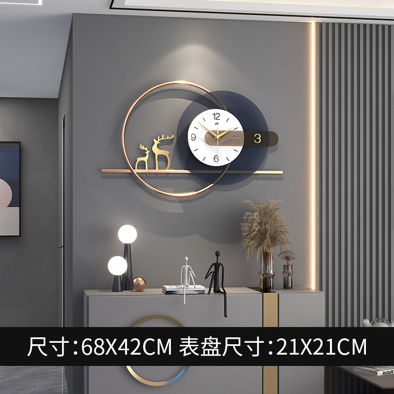 Modern Metal Wall Clocks Livin - Resin Art Wall Clock 评论和价格