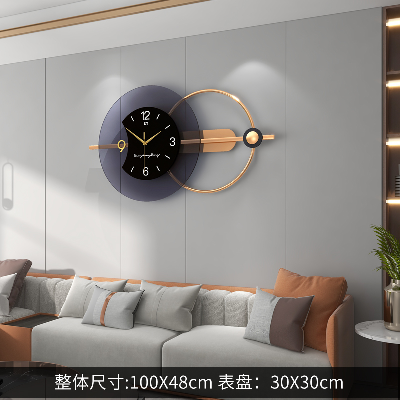 Modern Metal Wall Clocks Livin - Resin Art Wall Clock 评论和价格