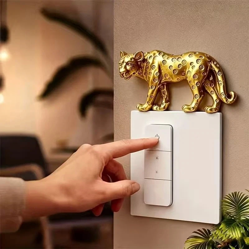 Leopard Light Switch Decoratio - Resin Art Easy 评论和价格