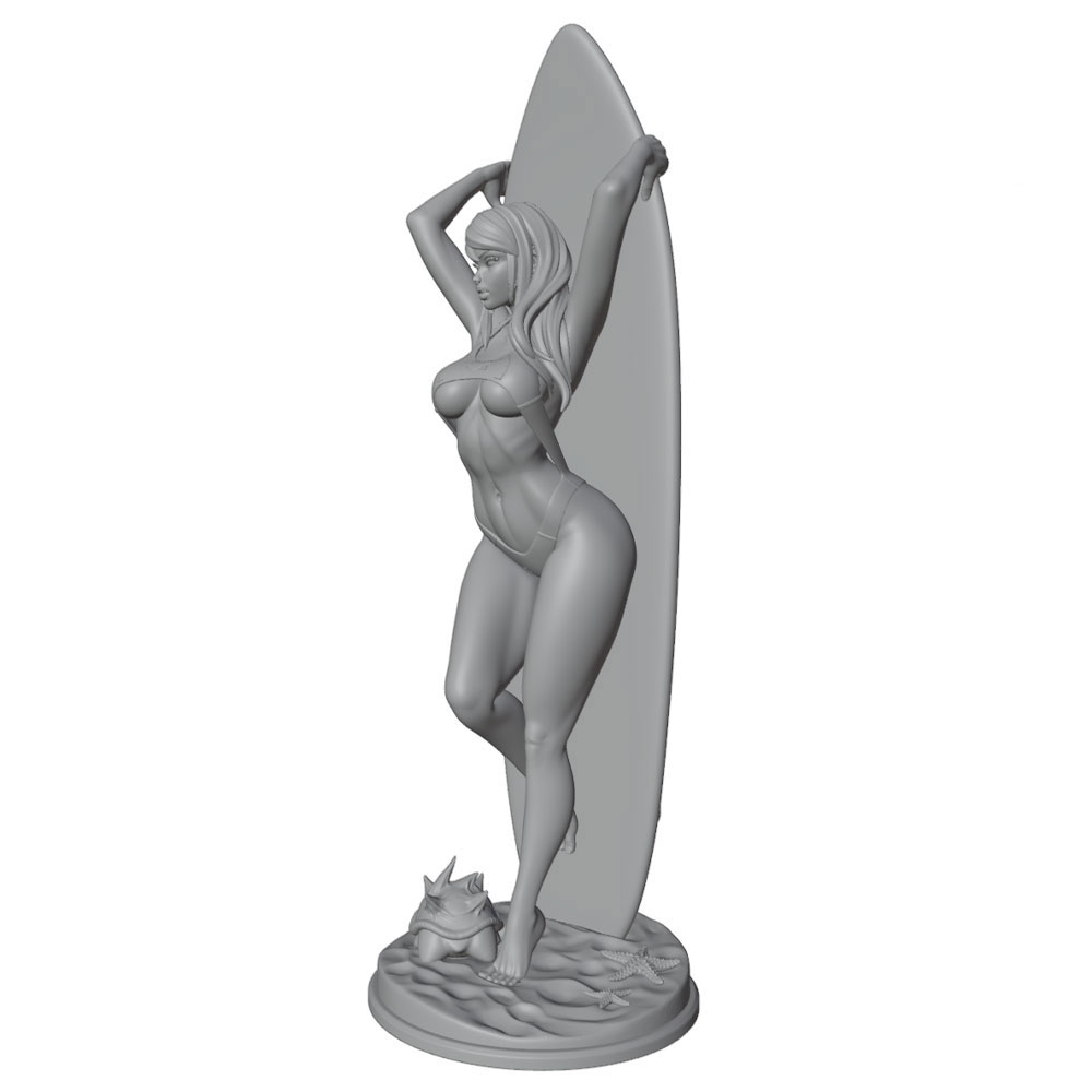 1/24/6 Beach Girl Resin Model  - Resin Art Beach 评论和价格