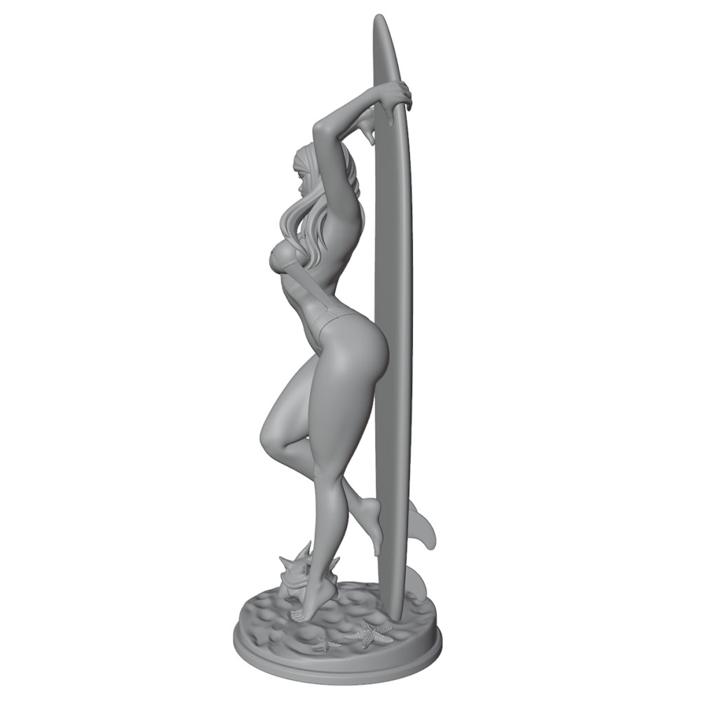 1/24/6 Beach Girl Resin Model  - Resin Art Beach 评论和价格
