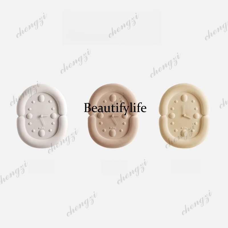 Silent Aesthetic Wall Clocks L - Resin Art Wall Clock 评论和价格